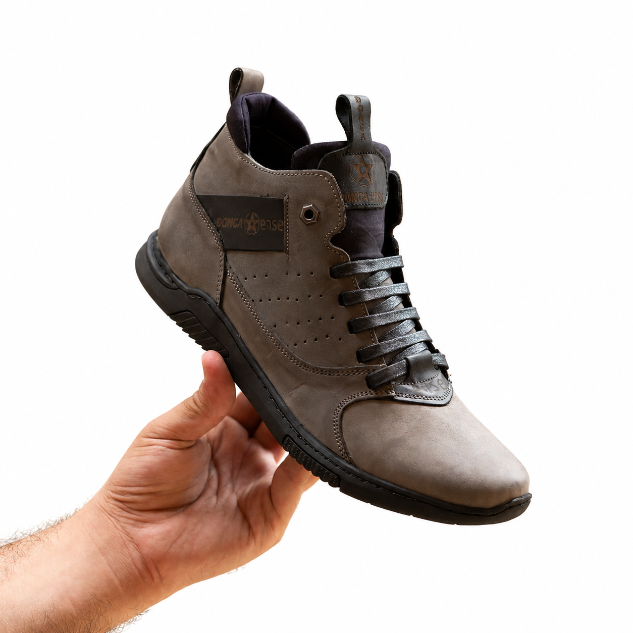RAWI Urban Leather Shoes – Gray